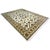 Indian Indian Tabriz Wool & Silk 9x12 White Ivory, Tan, Blue, & Green Handmade Area Rug #1144267 For Sale - Image 3 of 9