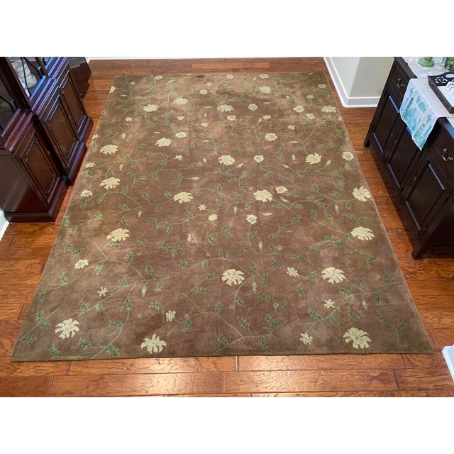 Crate & Barrel Wool Rug With Pad 9′ × 12′ Chairish
