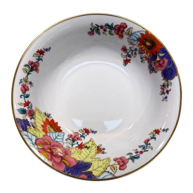 Vintage Imperial Leaf Tobacco Leaf 9" Round Serving Bowl Beautiful Imperial Leaf round vegetable serving bowl featuring...