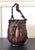 Antique Japanese Bamboo Basket Ikebana Mingei Style For Sale - Image 15 of 18