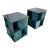Postmodern Italian Rotating Green Marble & Acrylic Glass Nightstands, 1970s, Set of 2 For Sale - Image 3 of 10