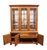 Brown Drexel Furniture Chatham Oaks Collection Early American Country Style 60" Lighted Display China Cabinet 186-435-6 For Sale - Image 8 of 16