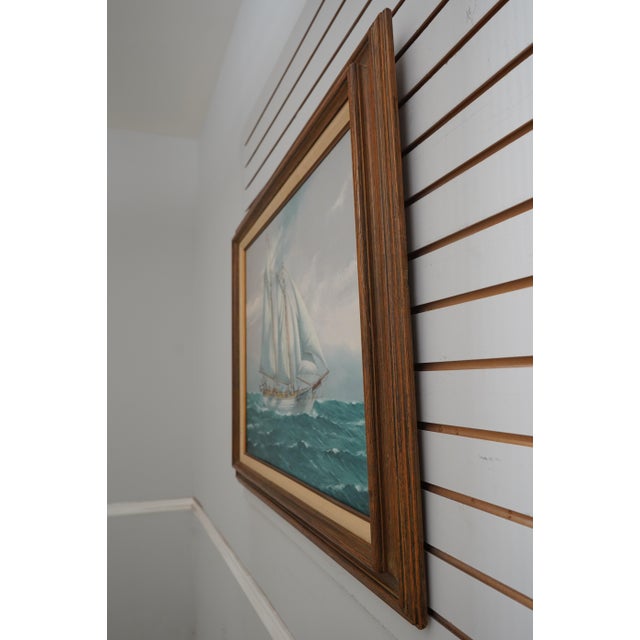 Age: C.1976 Details: Vibrant Colors & Details Harvey Gamage Schooner Condition: Excellent Original Finish & Condition...