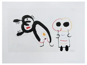 Joan Miro, Enfance d'Ubu XII, Lithograph, 1972