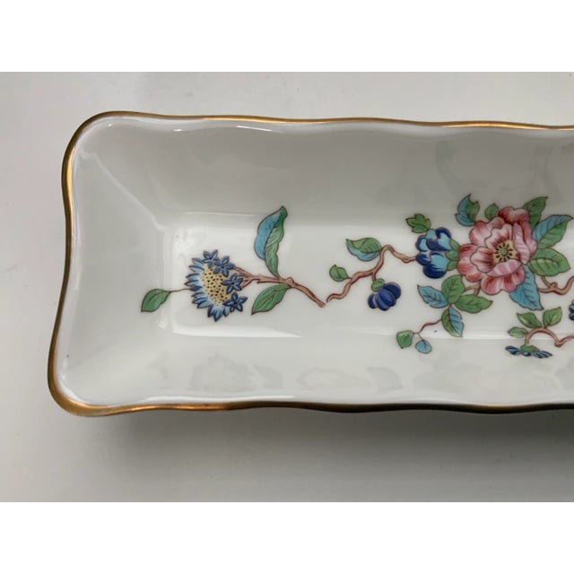 English Vintage Aynsley Pemproke Bone China Trinket Dish For Sale - Image 3 of 10