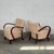 This fully restored pair of armchairs represents the height of czechoslovakian art deco design. Designed by the legendary...