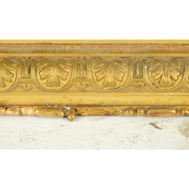 Antique French Louis Philippe Giltwood Mirror For Sale - Image 9 of 12