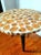 Moroccan Mid-Century Style Wooden and Resin Side Table 1 For Sale - Image 4 of 9