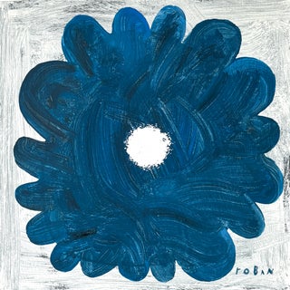 Flower Twenty. Small Painting by Robin Zingone For Sale