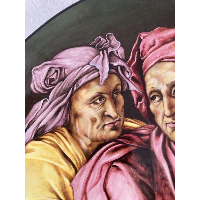 Earthenware Ceramic Plate by Achille Farina For Sale - Image 5 of 10