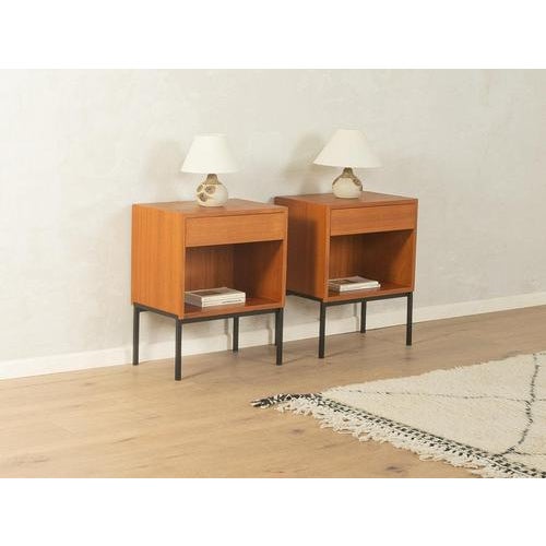 Bedside Tables, 1960s, Set of 2 For Sale - Image 10 of 10