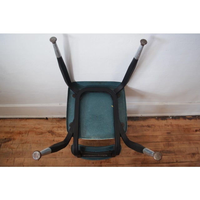 1970s Vintage Fiberglass Desk Chairs/ American Desk Manufacturing/ Industrial Seating - Set of 2 For Sale - Image 11 of 12