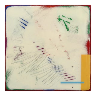 Tide Pools 41 - Contemporary Shiny Resin Minimalist Abstract Art on Wood Original Artwork by Ricky Hunt For Sale