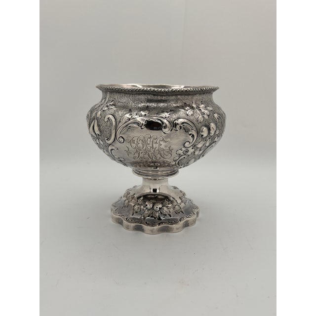 Four Piece Early 19th Century Coin Silver Coffee Service, Jb Ginochio (1834-1857) New York, Ny For Sale - Image 11 of 15