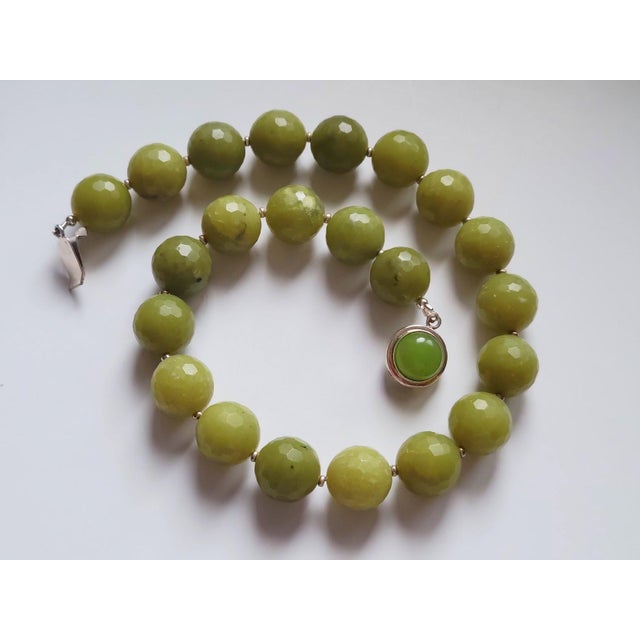 Olive Jade is the trade name for this stone, which is a serpentine. This gemstone is sure to delight, with colors varying...