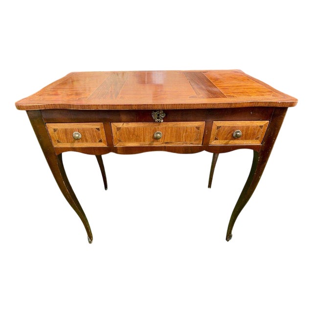 Louis XV Style Marquetry Dressing Table For Sale