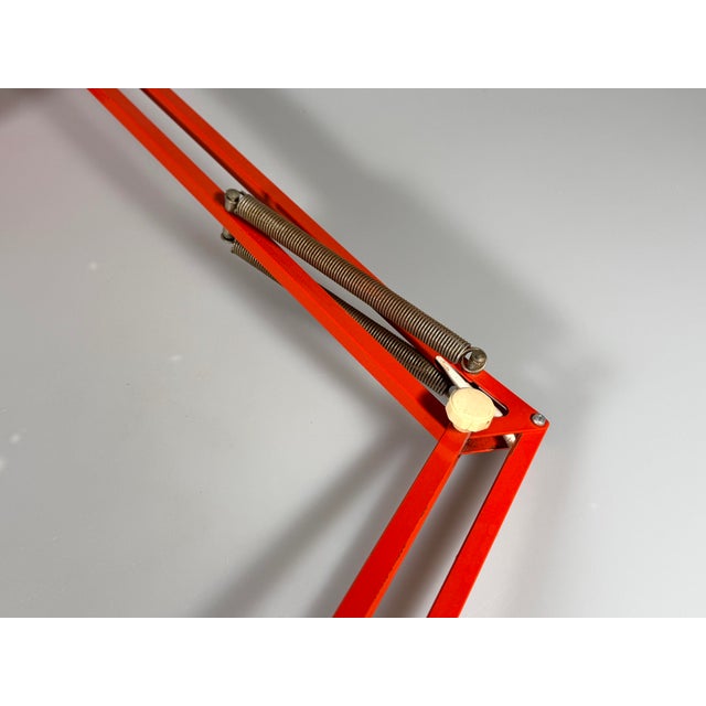 Mid-Century Modern Space Age Scissor Desk Lamp in Metal, 1960s For Sale - Image 3 of 12