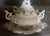 Rococo Vintage Capelli Porcelain Cherub Covered Centerpiece With Matching Underplate | Rococo Floral Tureen | Victorian Decor For Sale - Image 3 of 7