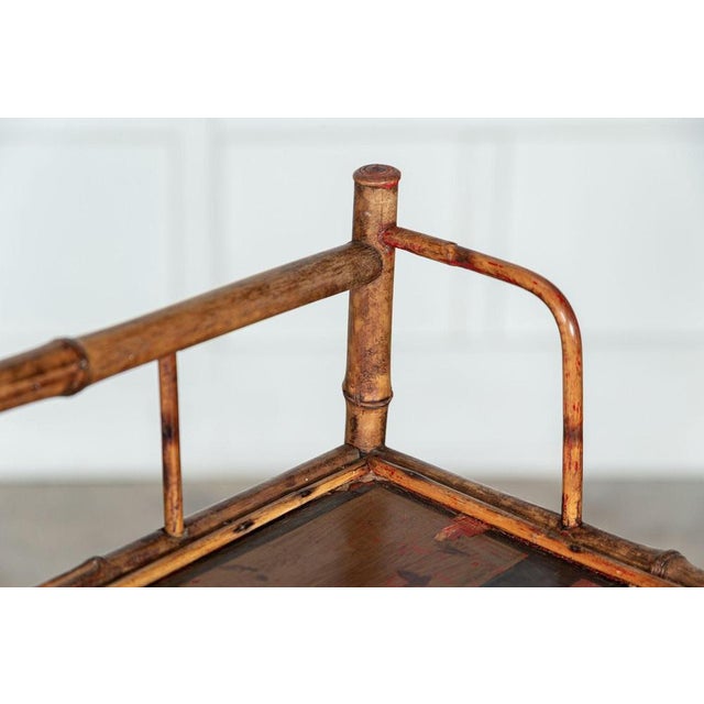 19th Century Bamboo Chinoiserie Etagere, 1870s For Sale - Image 12 of 16