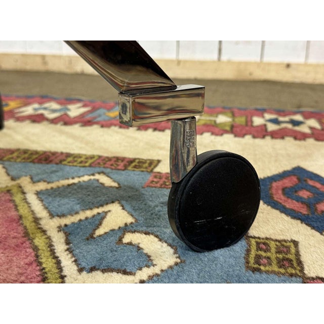 Clear Glass Serving Cart, 1990s For Sale - Image 11 of 16
