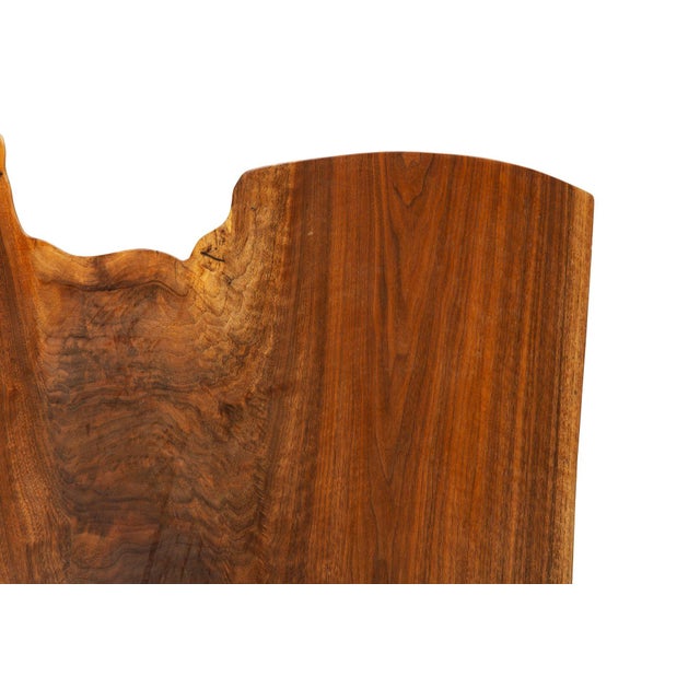 American Craft Live-Edge Walnut Coffee Table by Philip Andrews For Sale - Image 10 of 18