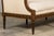 Late 19th Century French Louis XVI Style Oak Canapé in Cream Jacquard For Sale - Image 17 of 18