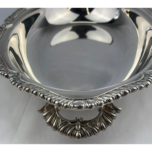 Metal 1960s Vintage Silverplate Serving Dish For Sale - Image 7 of 13