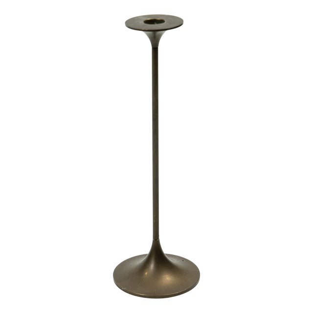 Danish Modern Brass Candleholder by Max Brüel for Torben Orskov, 1960s For Sale