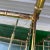 Brass Late 1970s Brass and Glass Faux Bamboo Shelf / Etagere- 2 Available For Sale - Image 8 of 11