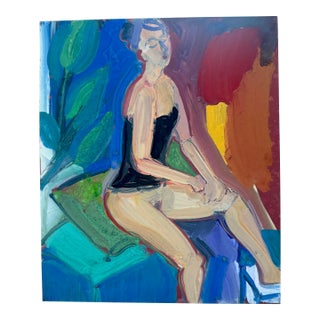 Expressionist Figure Study Painting Hartman For Sale