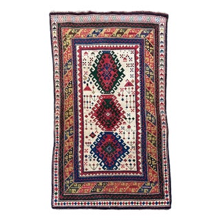 Antique Caucasian Kazak Rug 1.82m X 0.97m, 1920s For Sale