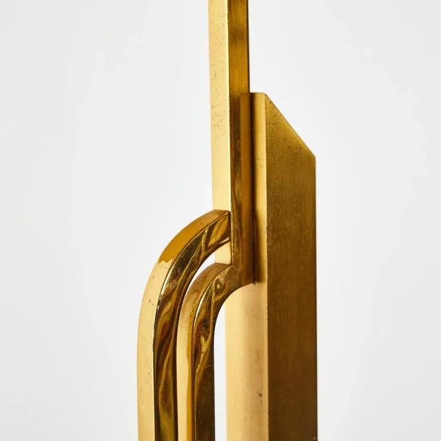 Vintage Brass Floor Lamp For Sale - Image 3 of 13