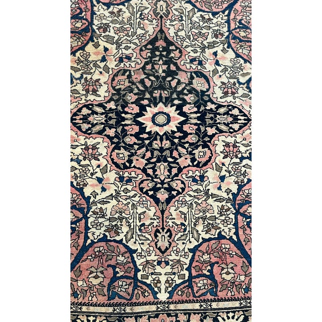 1910s Antique Persian Sarouk Ferahan , 3'4" X 4'9" For Sale - Image 5 of 10
