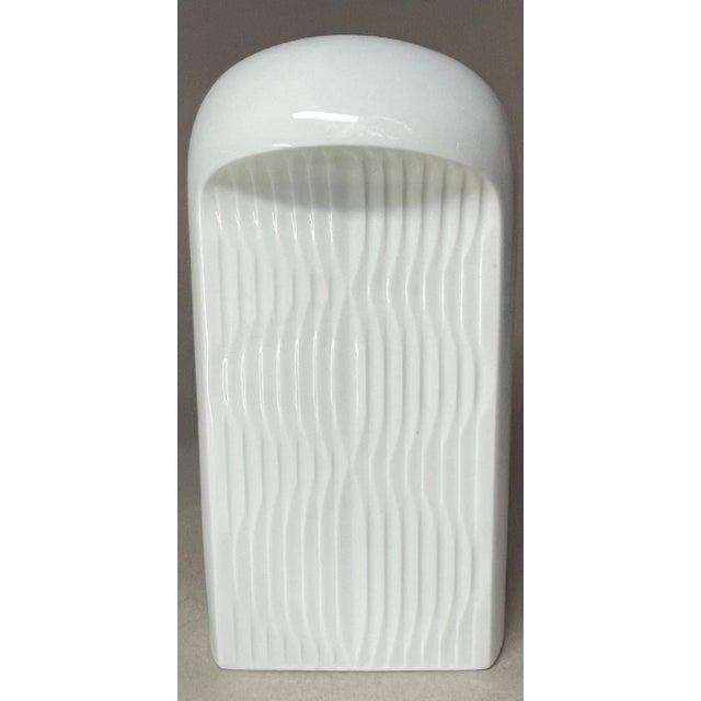 Mid Century German Porcelain vase by Furstenberg, West Germany, 1970s. Marked with a crowned "F" and numbered "1448/20”...