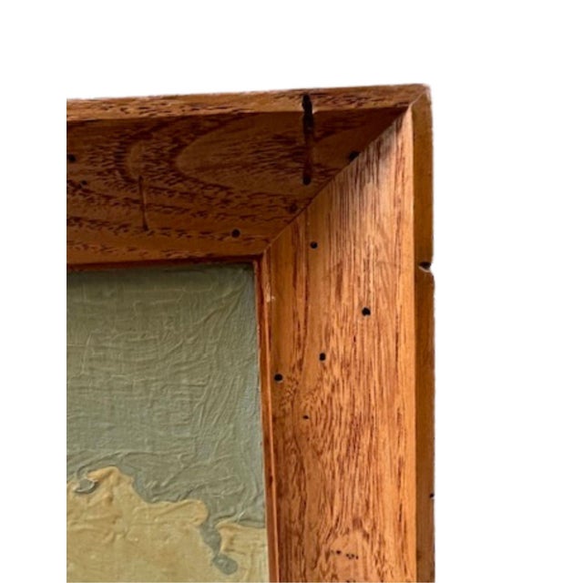 Wood Vintage Framed Equestrian Horse Portrait Oil Painting For Sale - Image 7 of 9