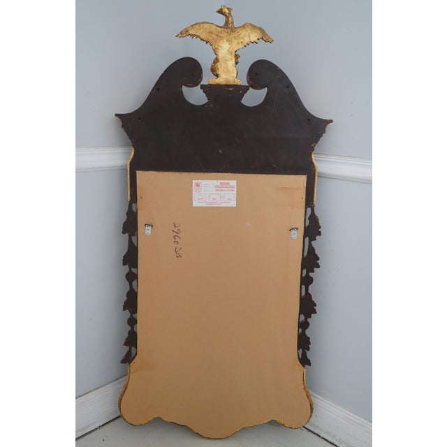 Friedman Brothers Chippendale Phoenix Top Mirror For Sale - Image 10 of 11