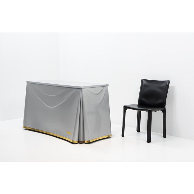 Silver Draped Table by J. Dickinson for Sutherland, 1970s For Sale - Image 8 of 16