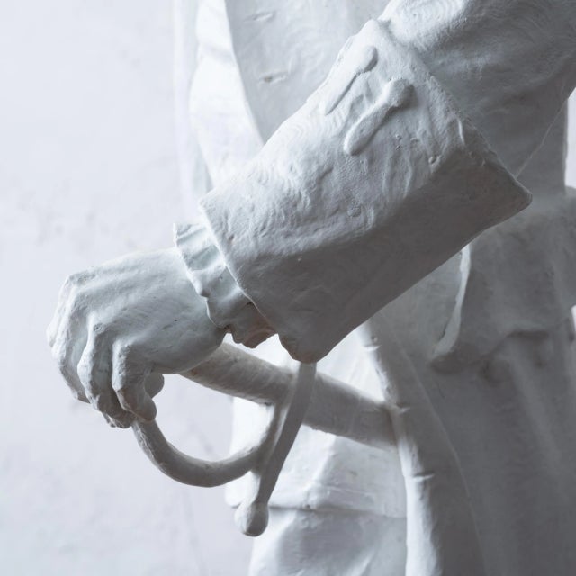 Sculpture Materials General James Oglethorpe Plaster Maquette by Rosario Russell Fiore For Sale - Image 7 of 12