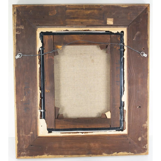 19th Century American Oil Painting of a Mother and Child Signed For Sale - Image 10 of 12