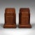 1930s Vintage English Walnut Pair of Decorative Bookends For Sale - Image 4 of 10