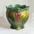 Burgundy Antique Majolica Jardiniere For Sale - Image 8 of 8