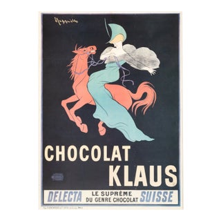 Advertising Poster by Chocolat Klaus, 1960s For Sale