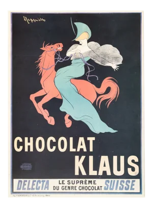 Advertising Poster by Chocolat Klaus, 1960s