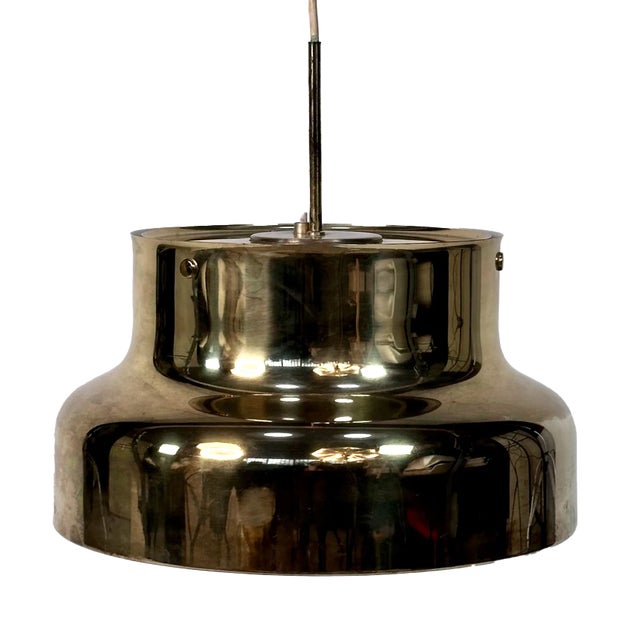 Brutalist Bumbling Pendant Lamp in Brass by Anders Pehrson for Ateljé Lyktan, Sweden, 1960s For Sale