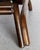 Wood Set of Bamboo and Leather Lounge Chair and Ottoman, 1970s For Sale - Image 7 of 18