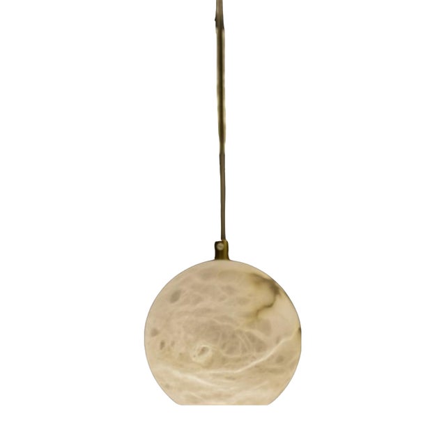 Rain Balls Pendant Lamp by United Alabaster For Sale