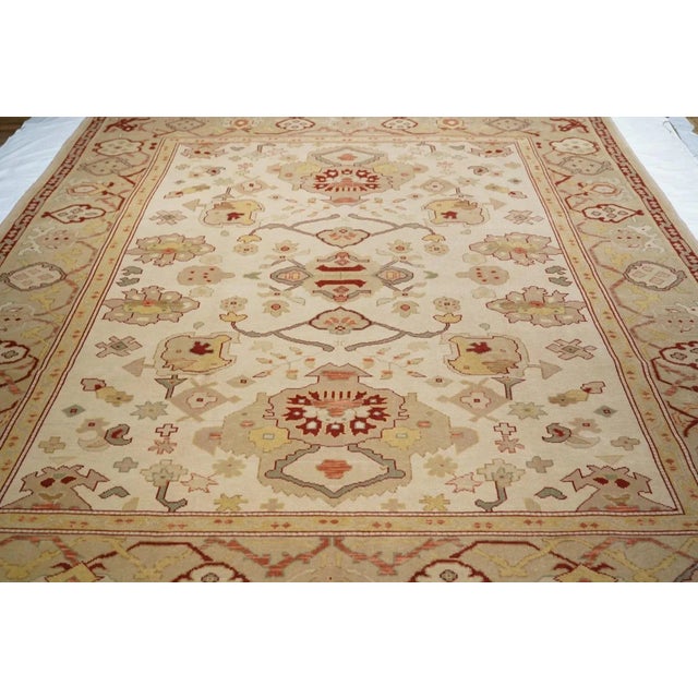 Oushak Rug 9' X 12' For Sale - Image 9 of 11
