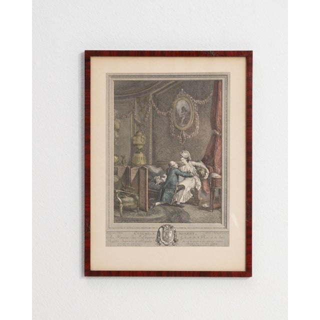 Early 20th Century France Sienna Wood Print For Sale - Image 13 of 15