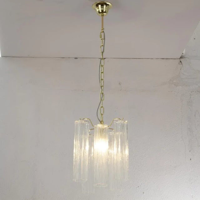 Metal Suspension Lamp in Murano Glass, Italy, 1990s For Sale - Image 7 of 13