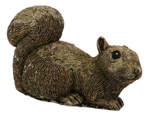 Composite Stone Squirrel Garden Ornament, English 20th Century